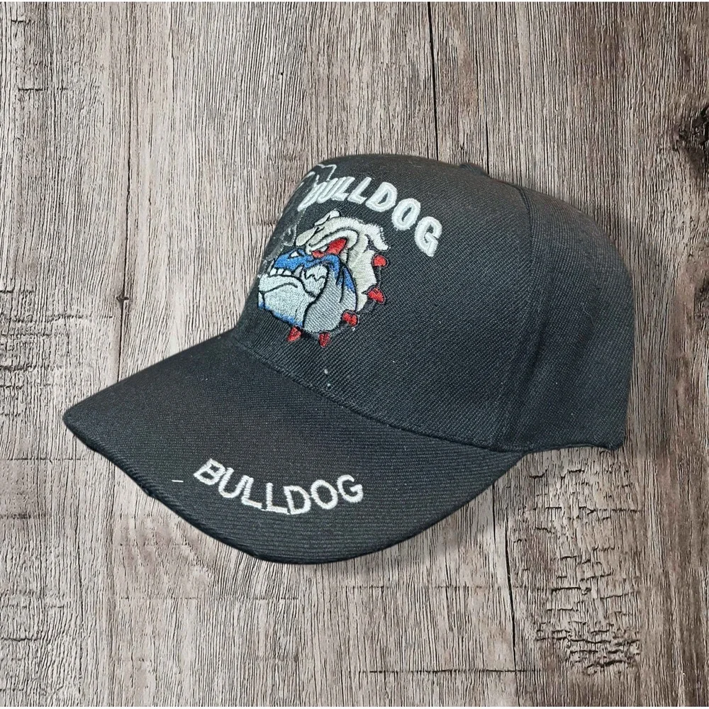 Gonzaga Bulldogs Basketball Hat Cap Strap Back Adult One Size Black 100% Acrylic